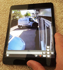 cctv on smartphone Fairford